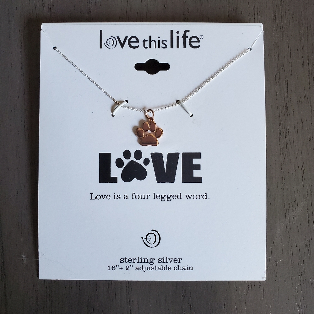 Paw necklace